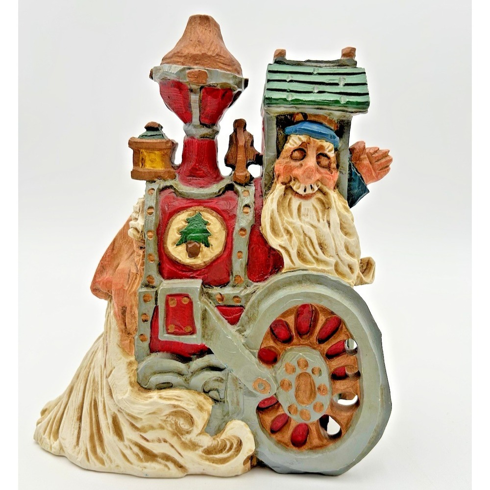 David Frykman Santa Train Locomotive Polar Bear DF1111 1997 Christmas Decor‎